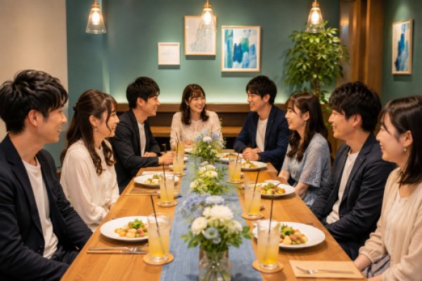 画像1: 8月1日（土）18:30〜21:30　男性用　少人数制婚活パーティー in愛知県豊田市 20代中心　男性5名女性5名程度　不定休勤務・平日勤務・理解者　（年代超えOK）〜1年以内に結婚を目指す男女のためのアットホームな婚活食事会 (1)